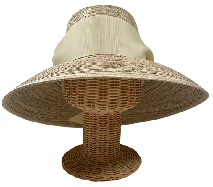 Wildflower Hat | Ivory Ribbon | Sarah Bray Bermuda – The  display picture 1