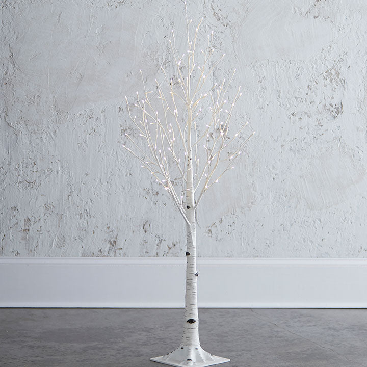 Lighted Birch Tree - 4.5 - The Kemble Shop