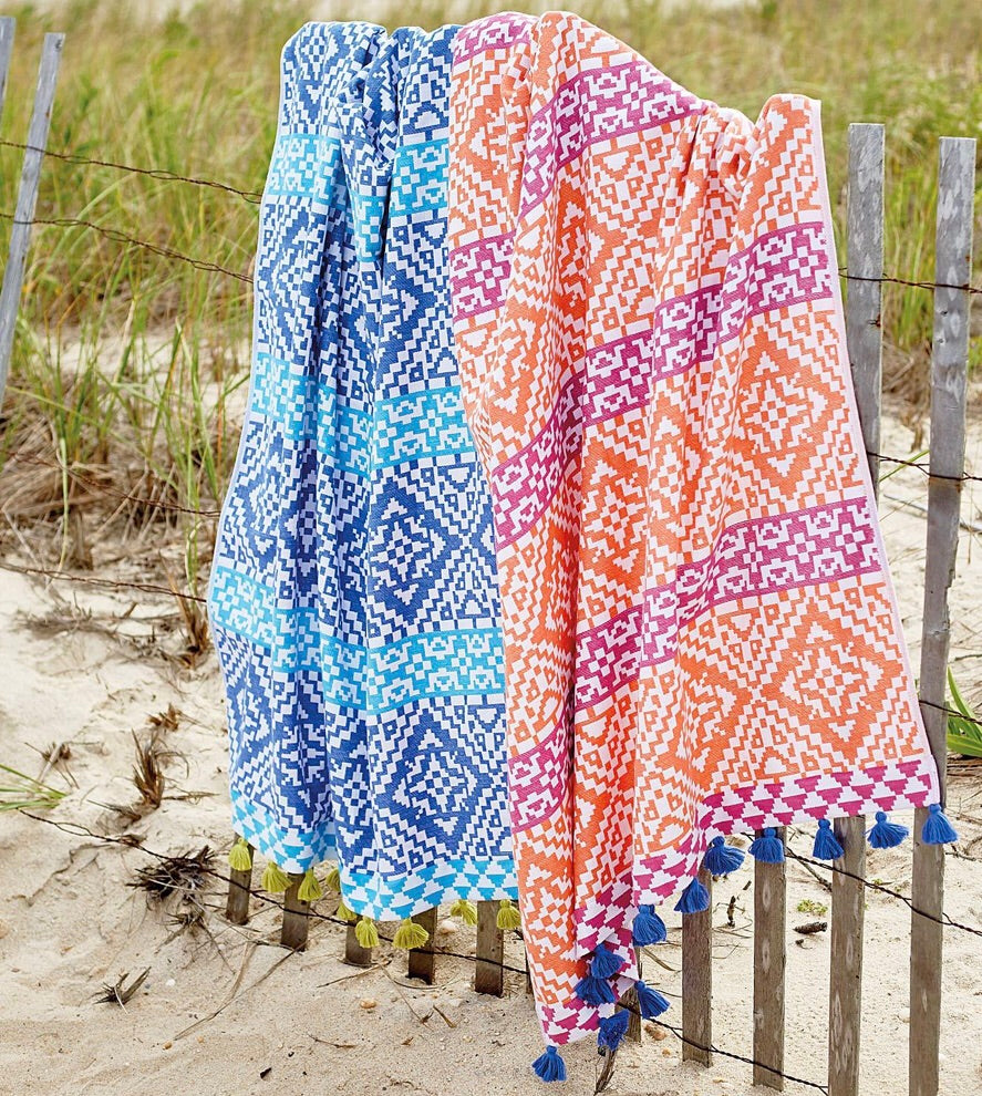 Summer Sun Tassel Beach Towels - The Kemble Shop