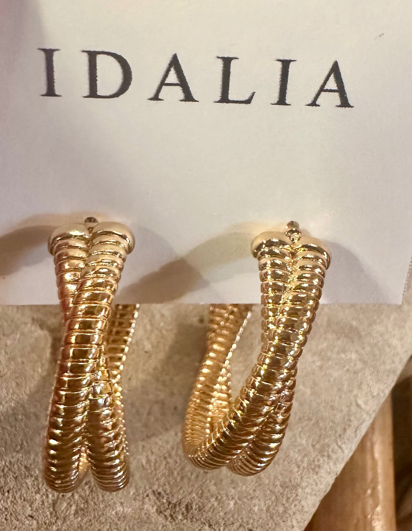 Idalia - Cleo Twisted Hoops - The Kemble Shop