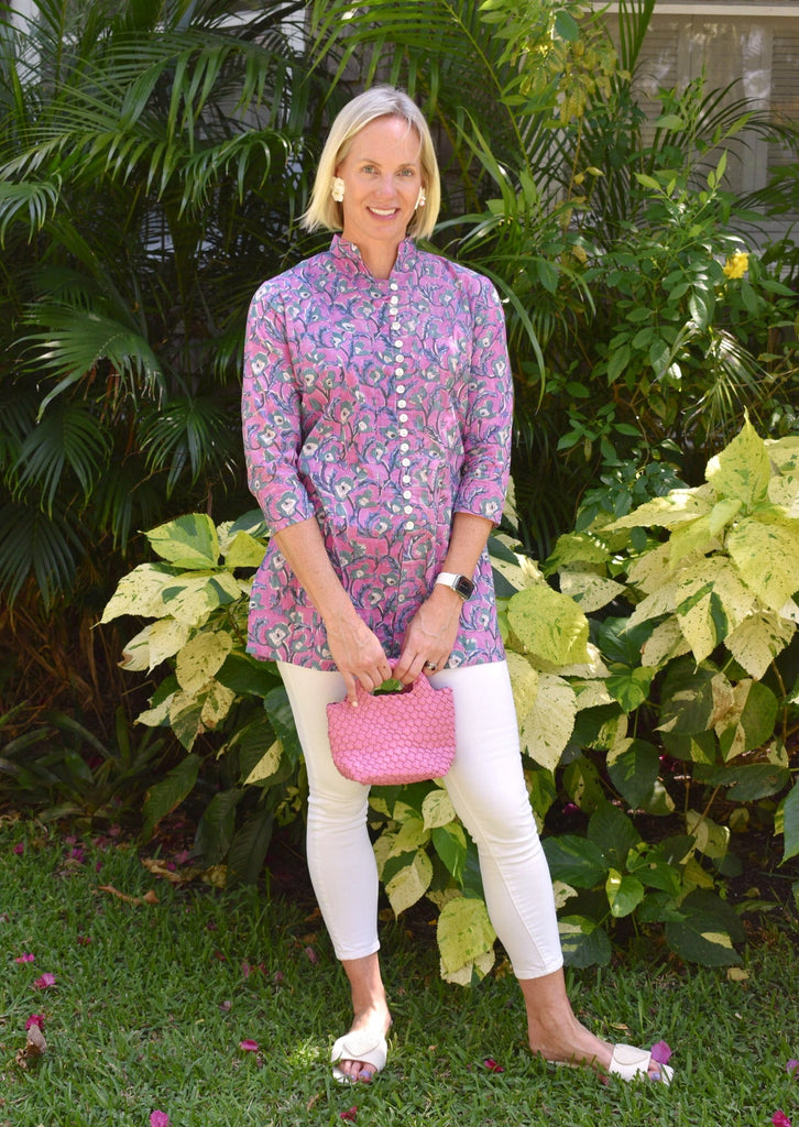 Pink Paradise Palm Beach Tunic - The Kemble Shop