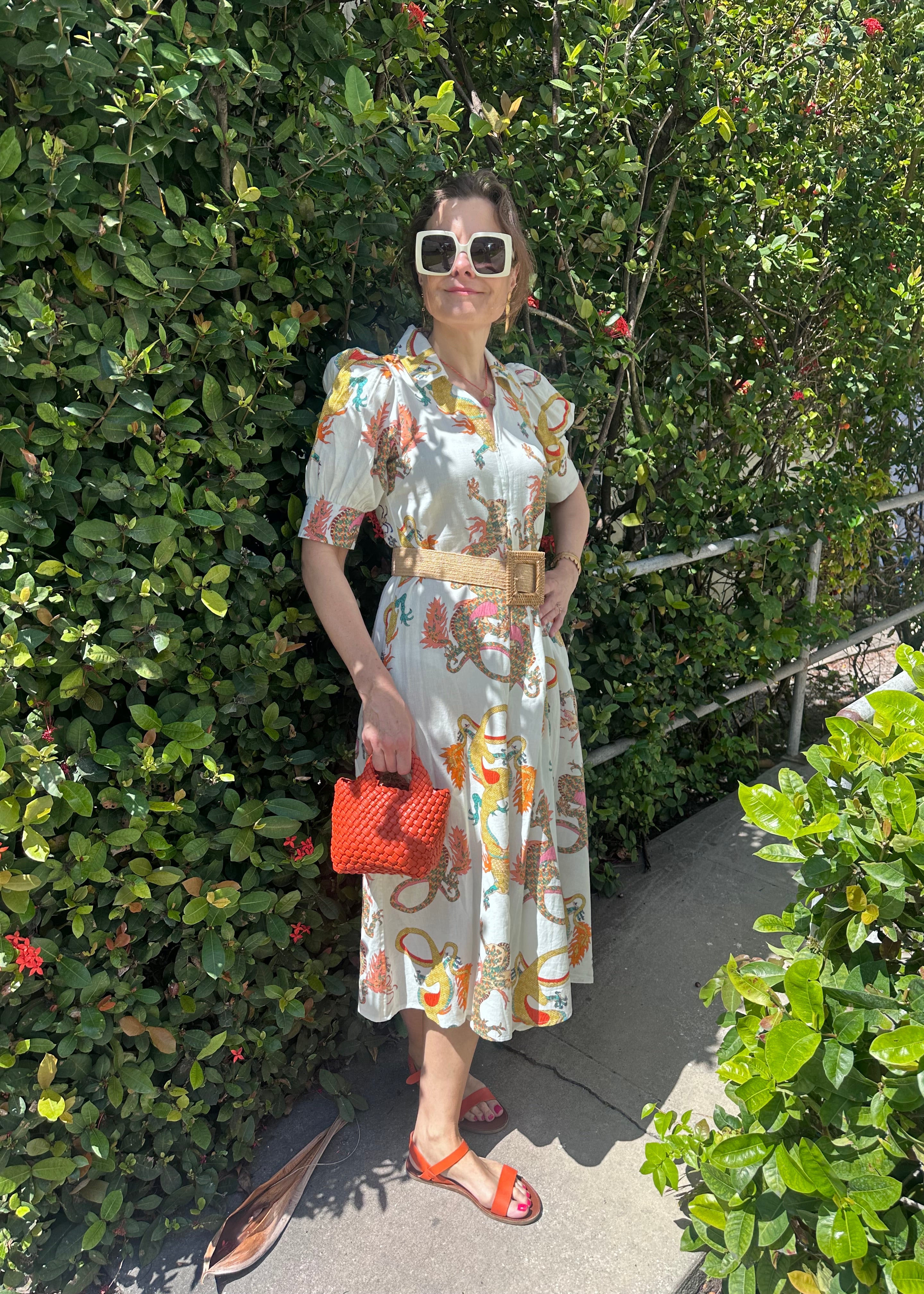Montauk Dress · White Dragons · Dizzy Lizzie – The Kemble Shop