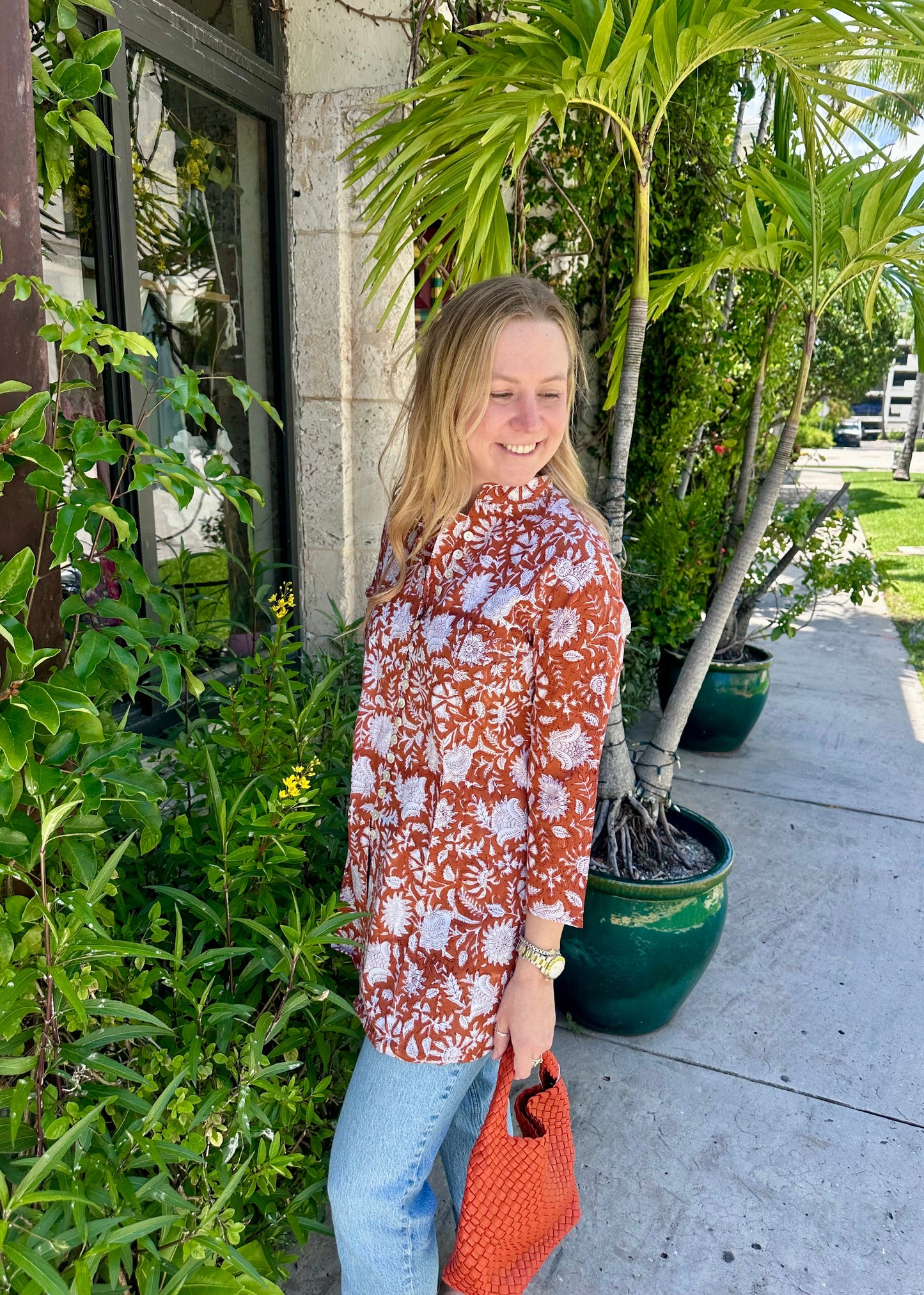 Palm Beach Tunic | Terre Floral - The Kemble Shop