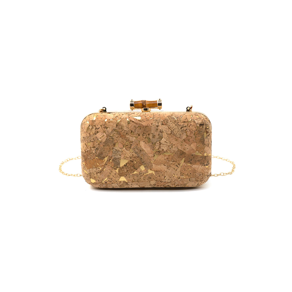 Bags & Totes - Cork & Bamboo Clutch - The Kemble Shop