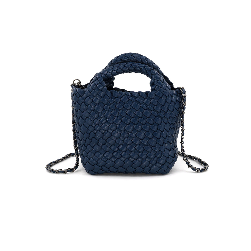 Bags & Totes - Woven Mini Tote w/Strap & Insert - The Kemble Shop