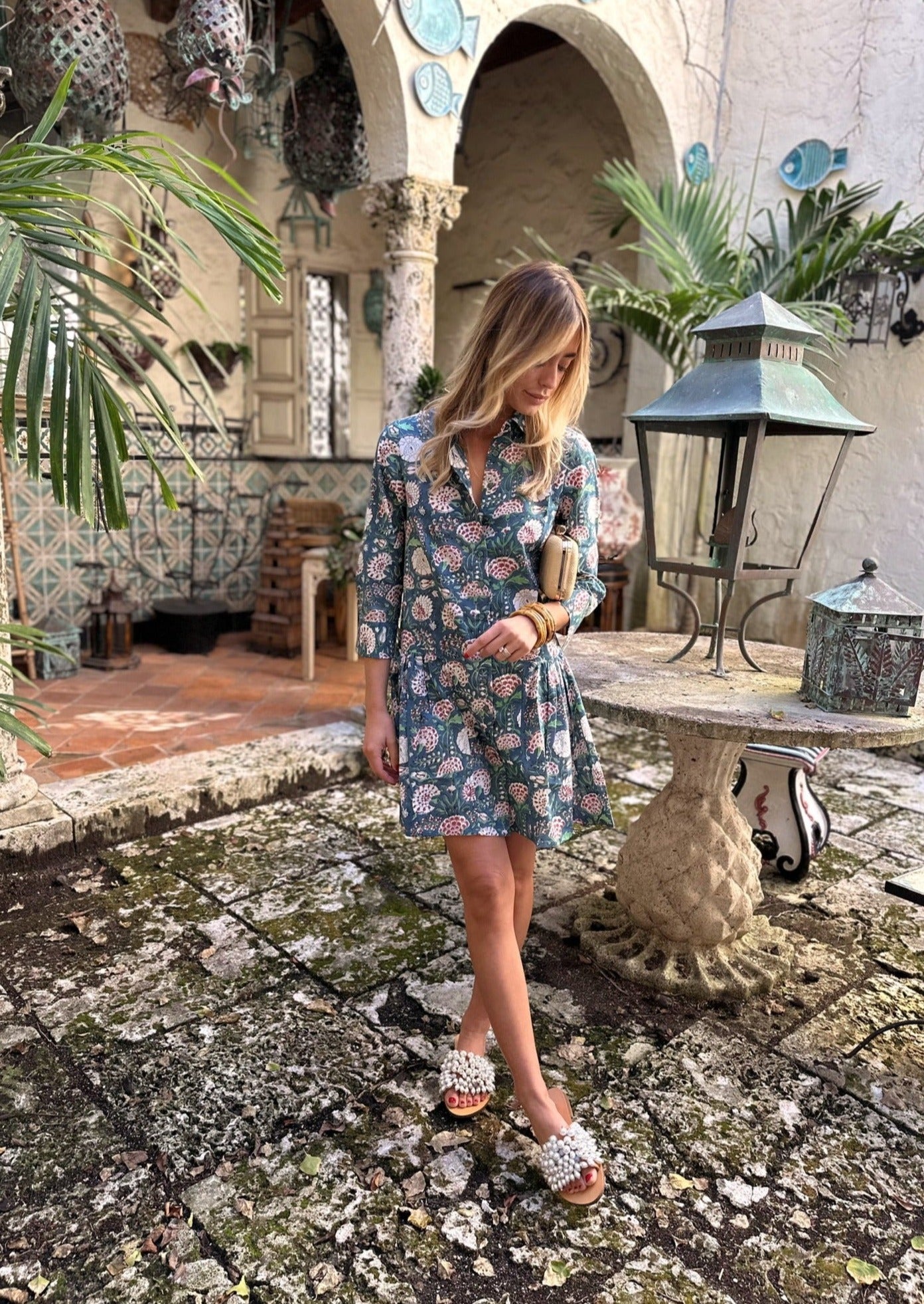 Kirsten- Midnight Garden Dress - The Kemble Shop