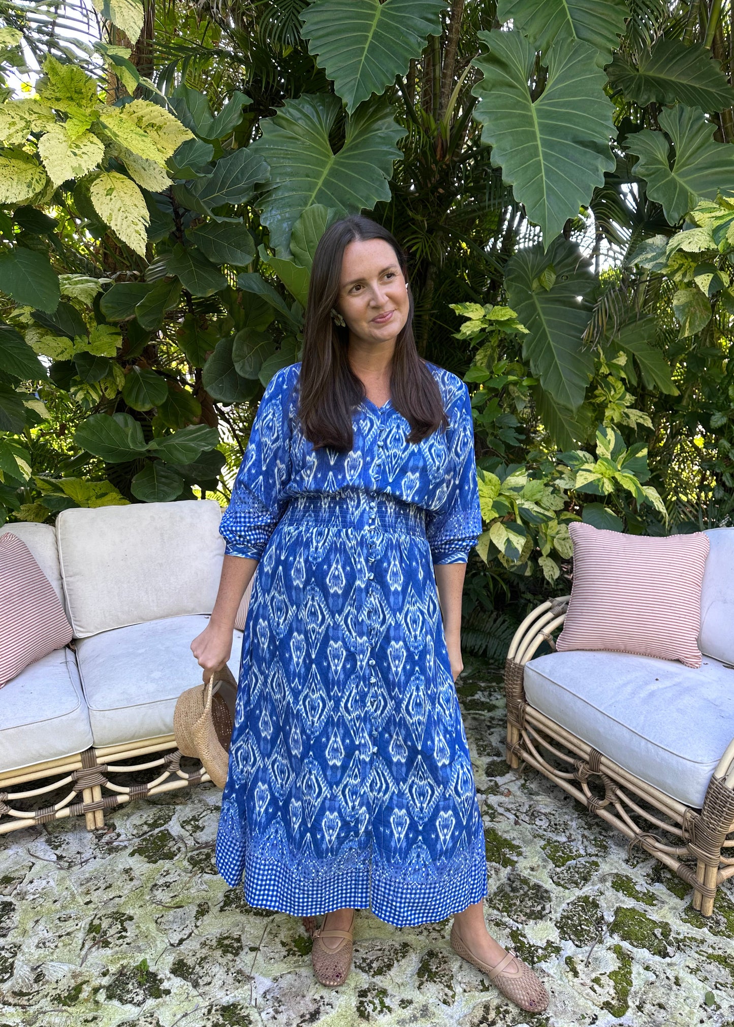 Marine Kelsey Dress - Walker & Wade - The Kemble Shop