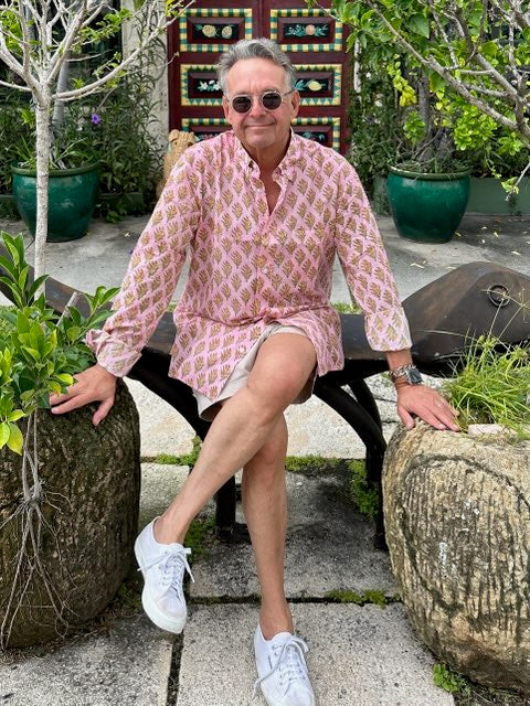 Ishaan in Flamingo - KEMBLE x Steven Stolman - The Kemble Shop