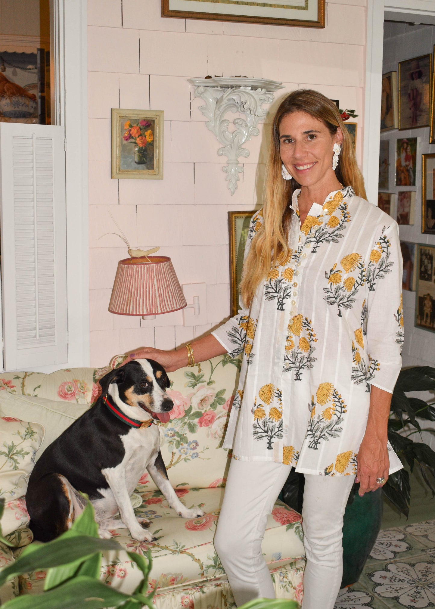 Yellow Poppy Palm Beach Tunic - The Kemble Shop
