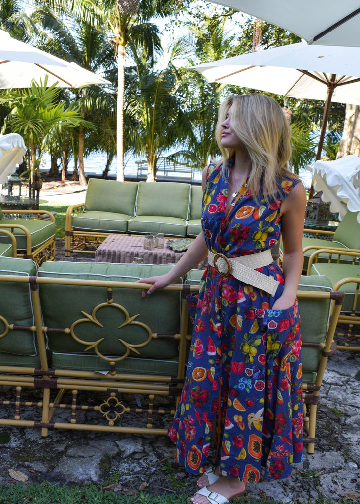 Sea Island Fruit Dress - Dizzy Lizzie - The Kemble Shop
