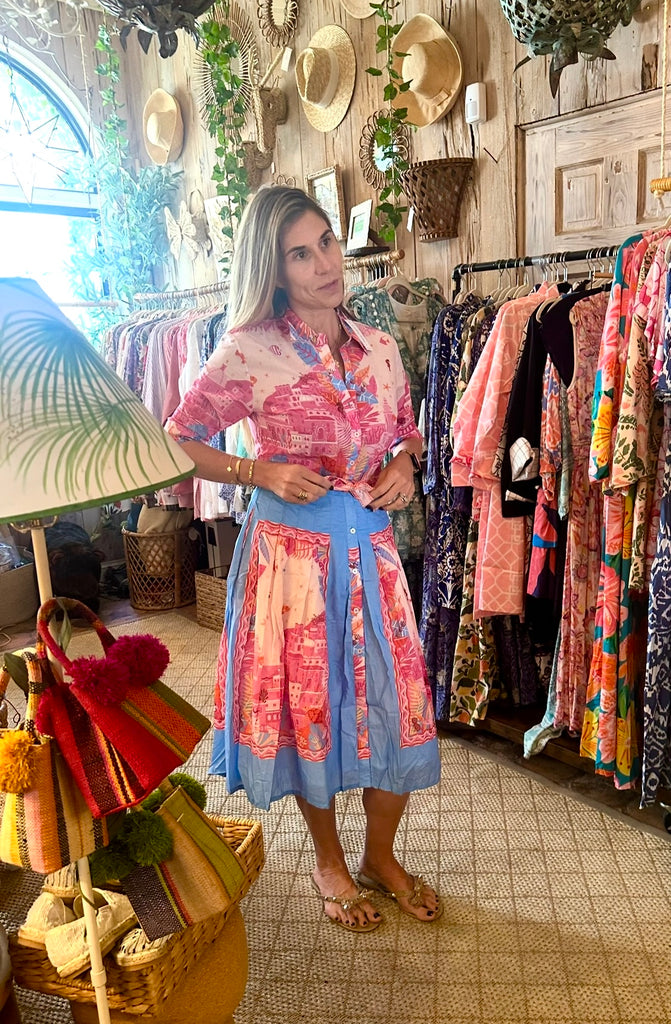 Mrs Maisel Dress / Positano - Dizzy Lizzie - The Kemble Shop