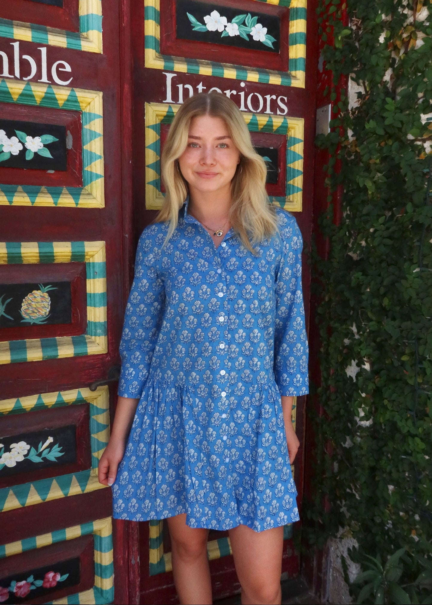 Kirsten Dress | Deep Periwinkle - The Kemble Shop