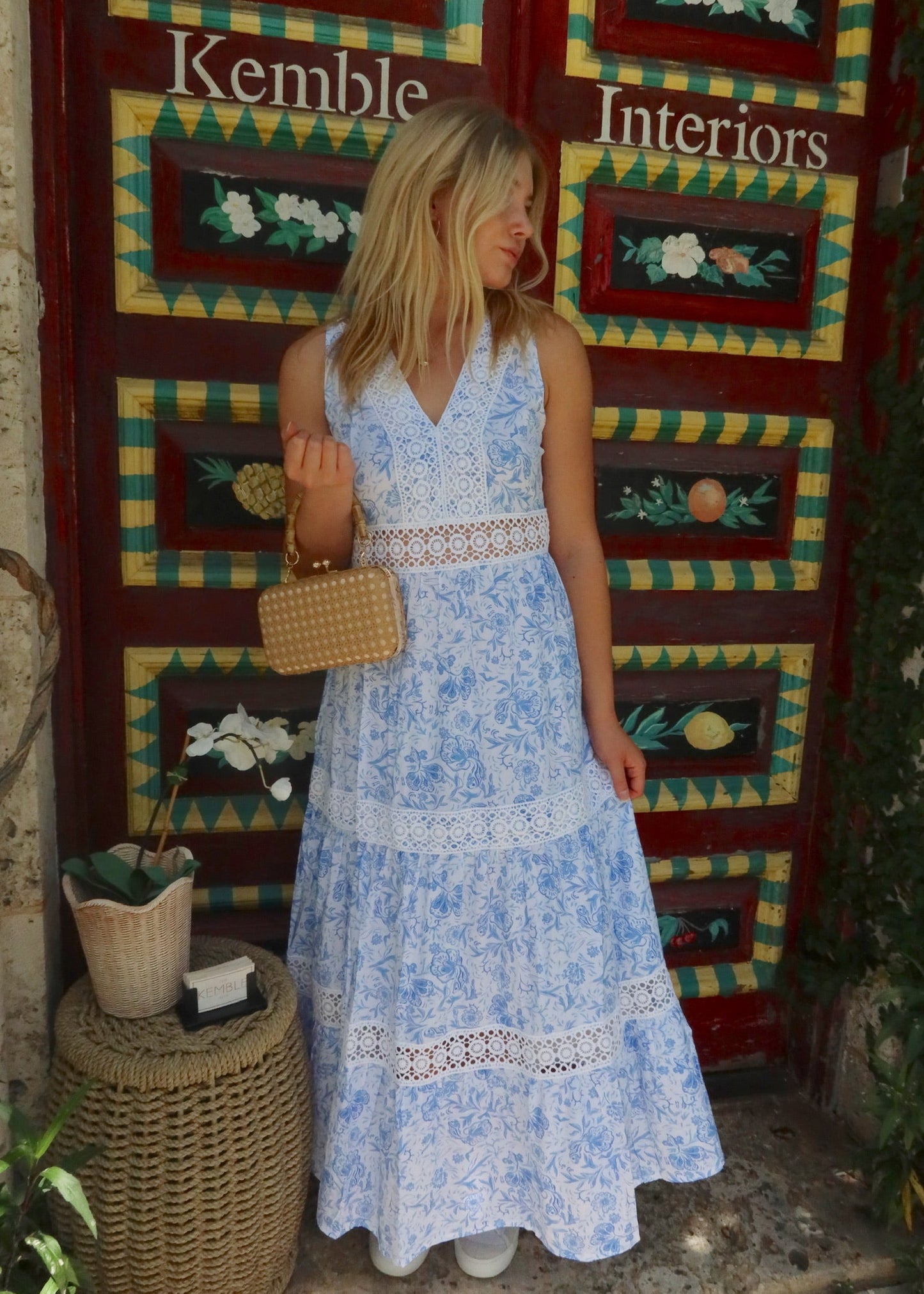Walker & Wade | Colette Dress | Blue Fish - The Kemble Shop