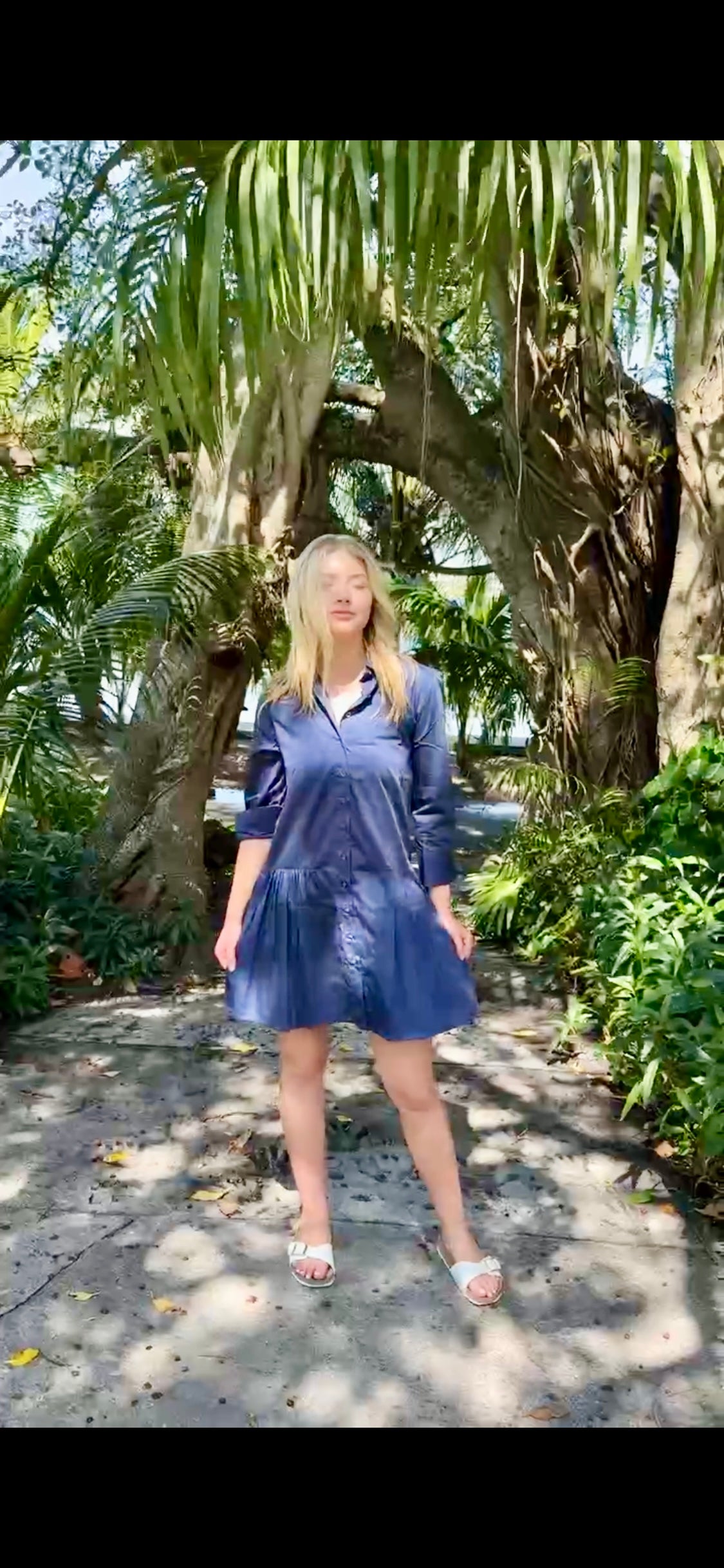 Kirsten Dress | Navy - The Kemble Shop