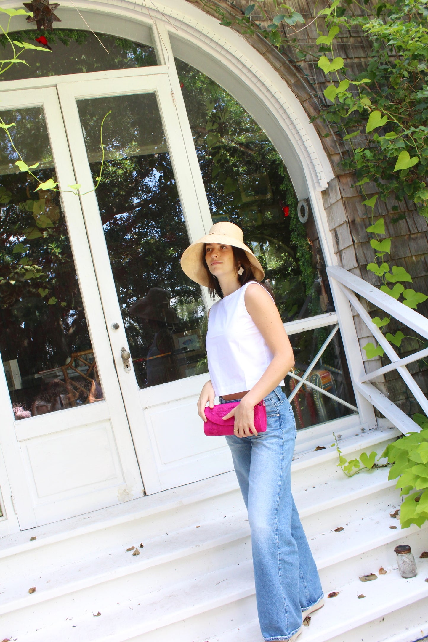 Anna Top- White - The Kemble Shop