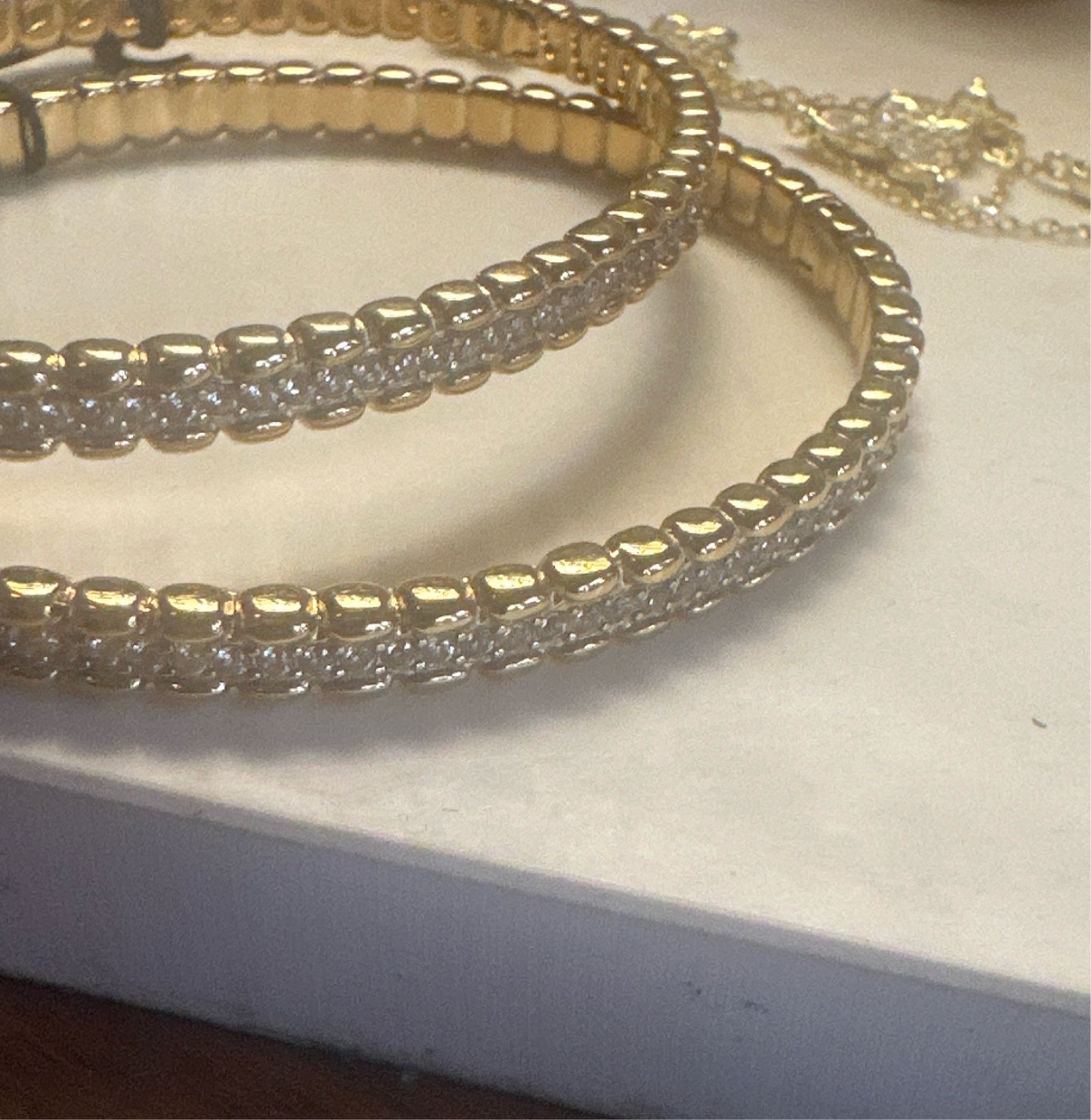 Pave Scalloped Cuff Bracelet - The Kemble Shop