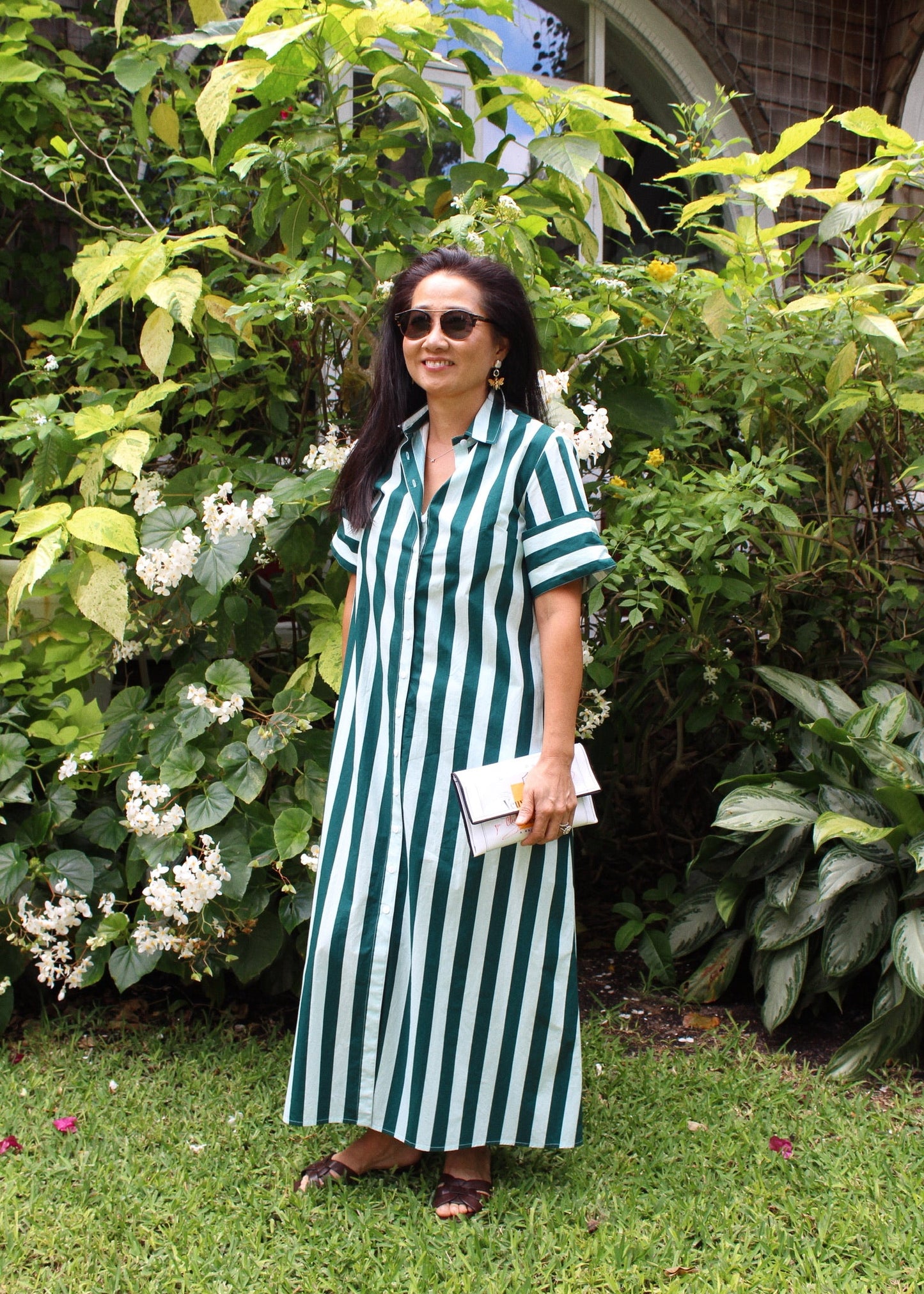 livro shirt dress Livro Dock Dress, Red Stripes S