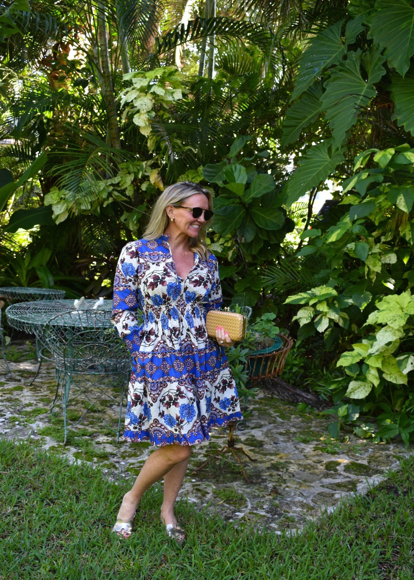 Alice Dress / Atlas Cobalt / Beyond by Vera - The Kemble Shop
