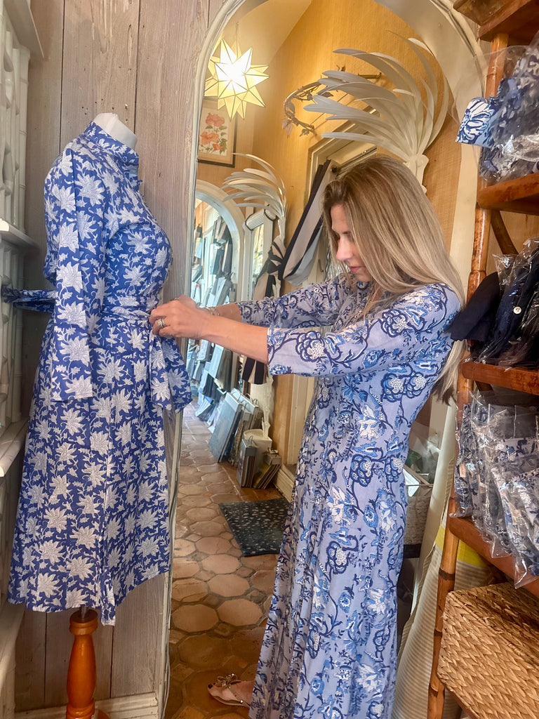 Charcoal Garden  Palm Beach Tunic Dress - The Kemble Shop
