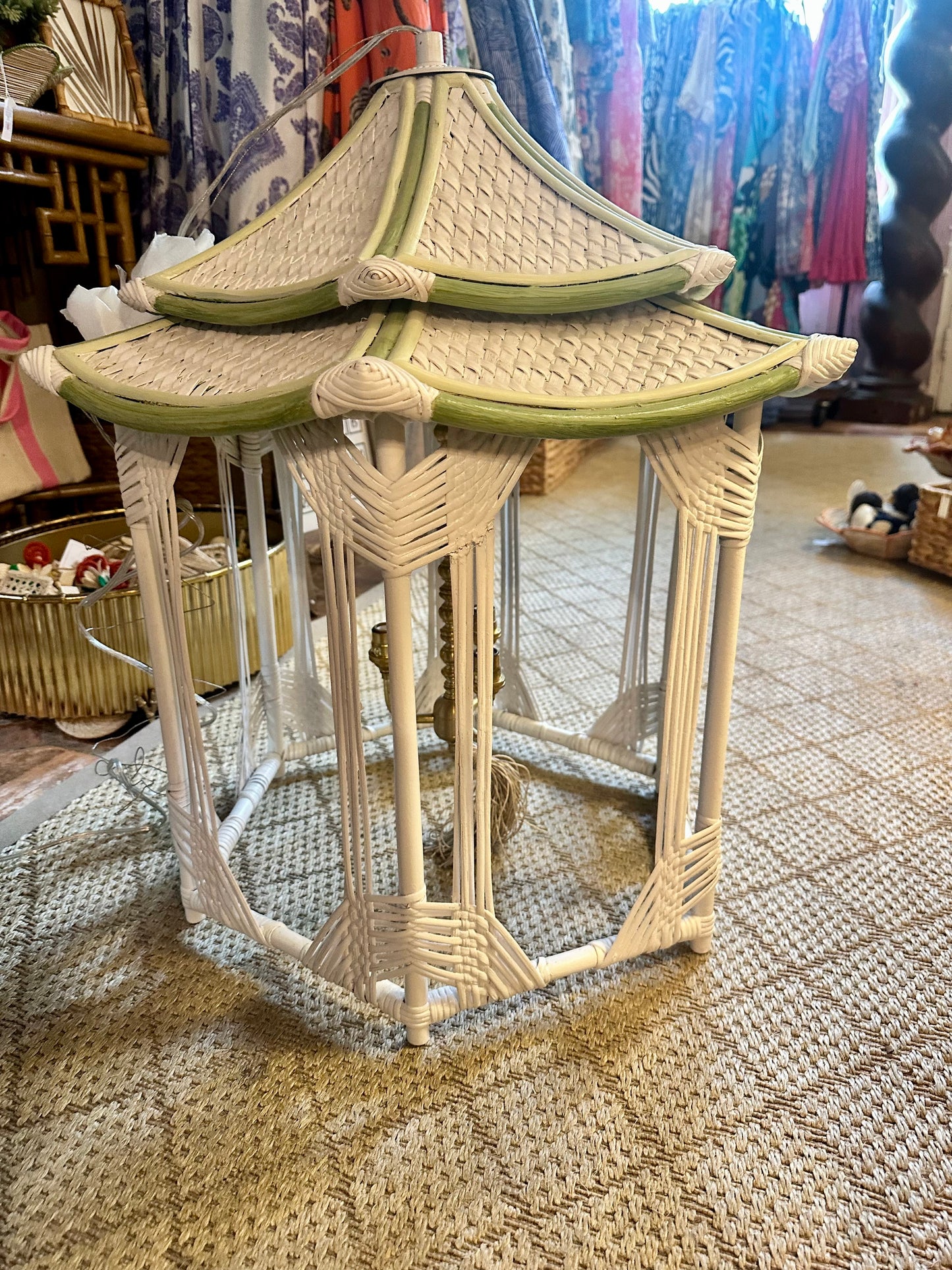 Custom Painted Pagoda Pendants - The Kemble Shop