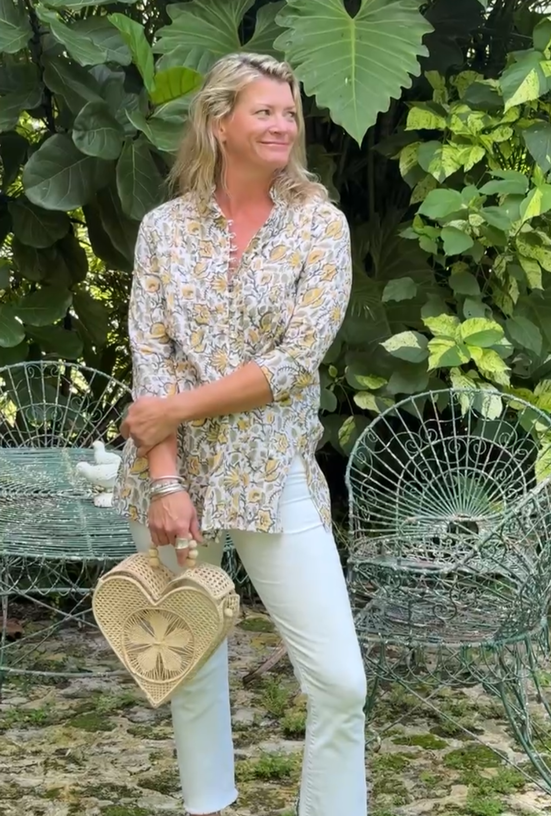 Yellow Ritz Palm Beach Tunic - The Kemble Shop