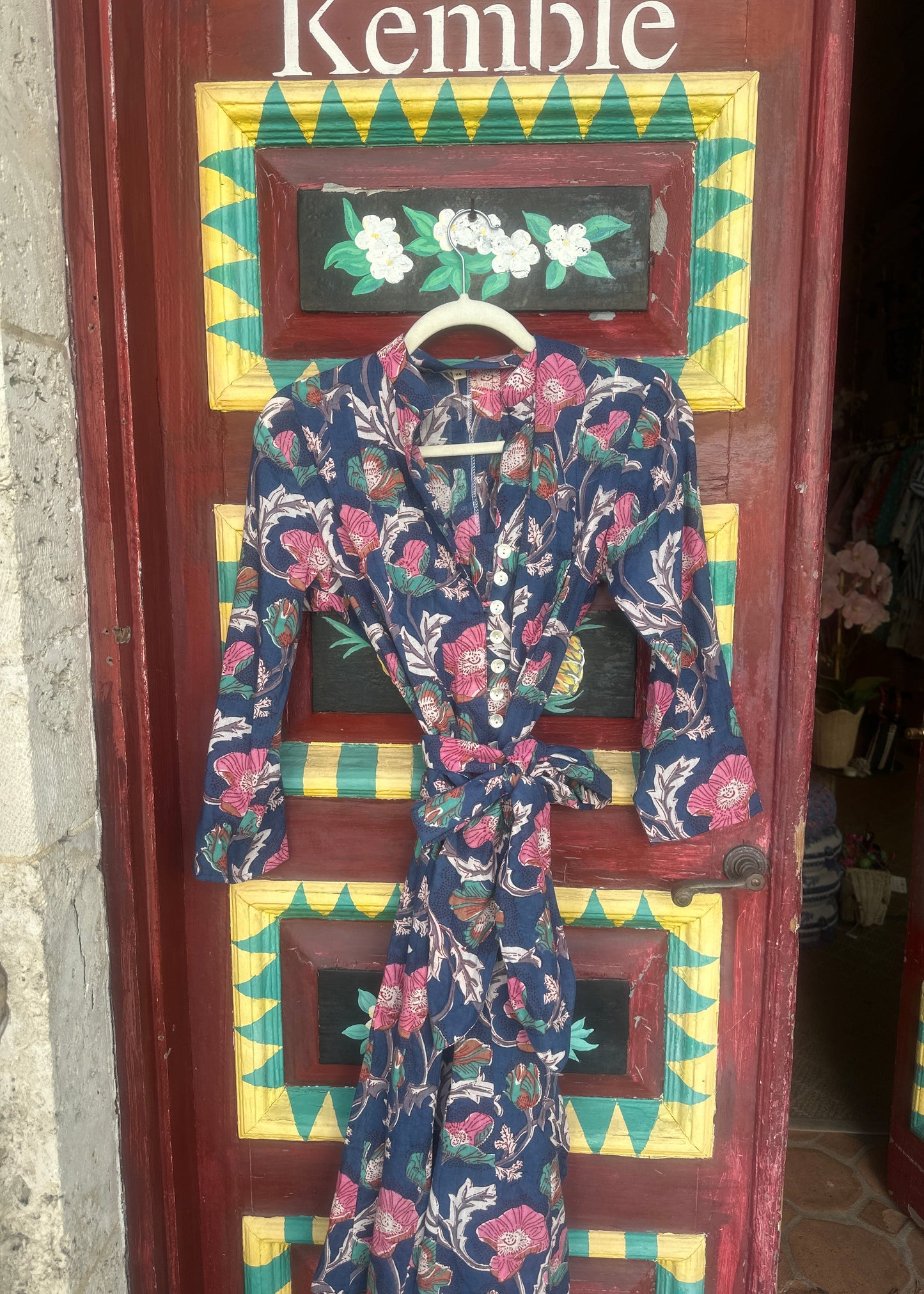 Palm Beach Tunic Dress | Night Garden - The Kemble Shop