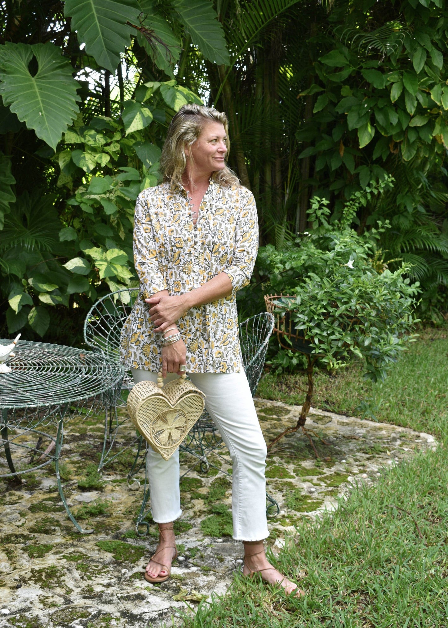 Yellow Ritz Palm Beach Tunic - The Kemble Shop