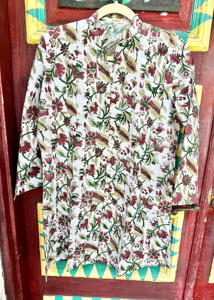 Autumn Flowers Palm Beach Tunic - The Kemble Shop