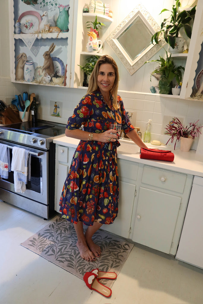 Mrs Maisel Dress / Fruit Dress- Dizzy Lizzie - The Kemble Shop