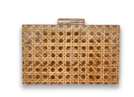 Bags & Totes - Cain Acrylic Box Clutch - The Kemble Shop