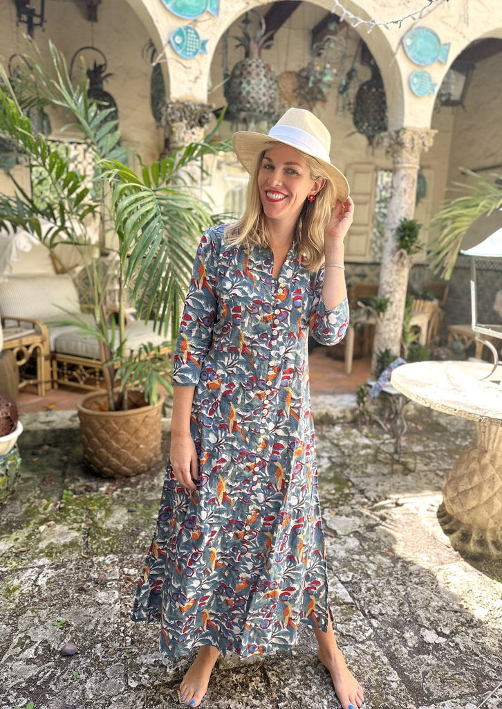 Toucan Forest - Palm Beach Tunic Dress - The Kemble Shop