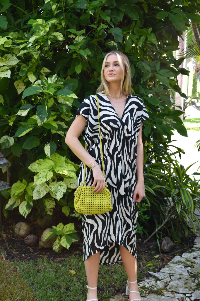 Black Zebra Palm Beach Kaftan - The Kemble Shop