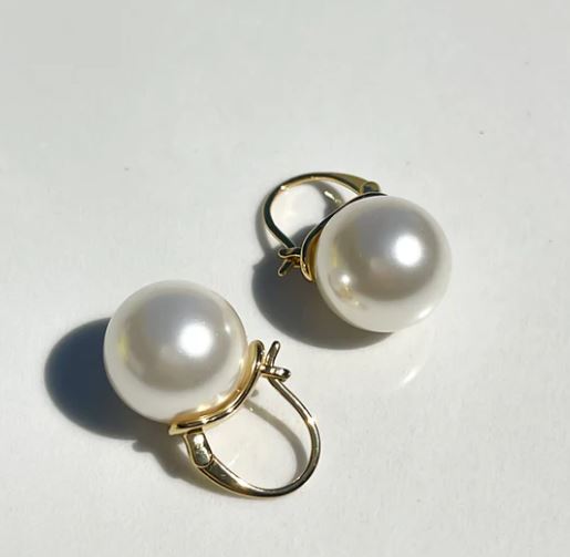 Idalia - Kai Chunky Pearl Earrings - The Kemble Shop