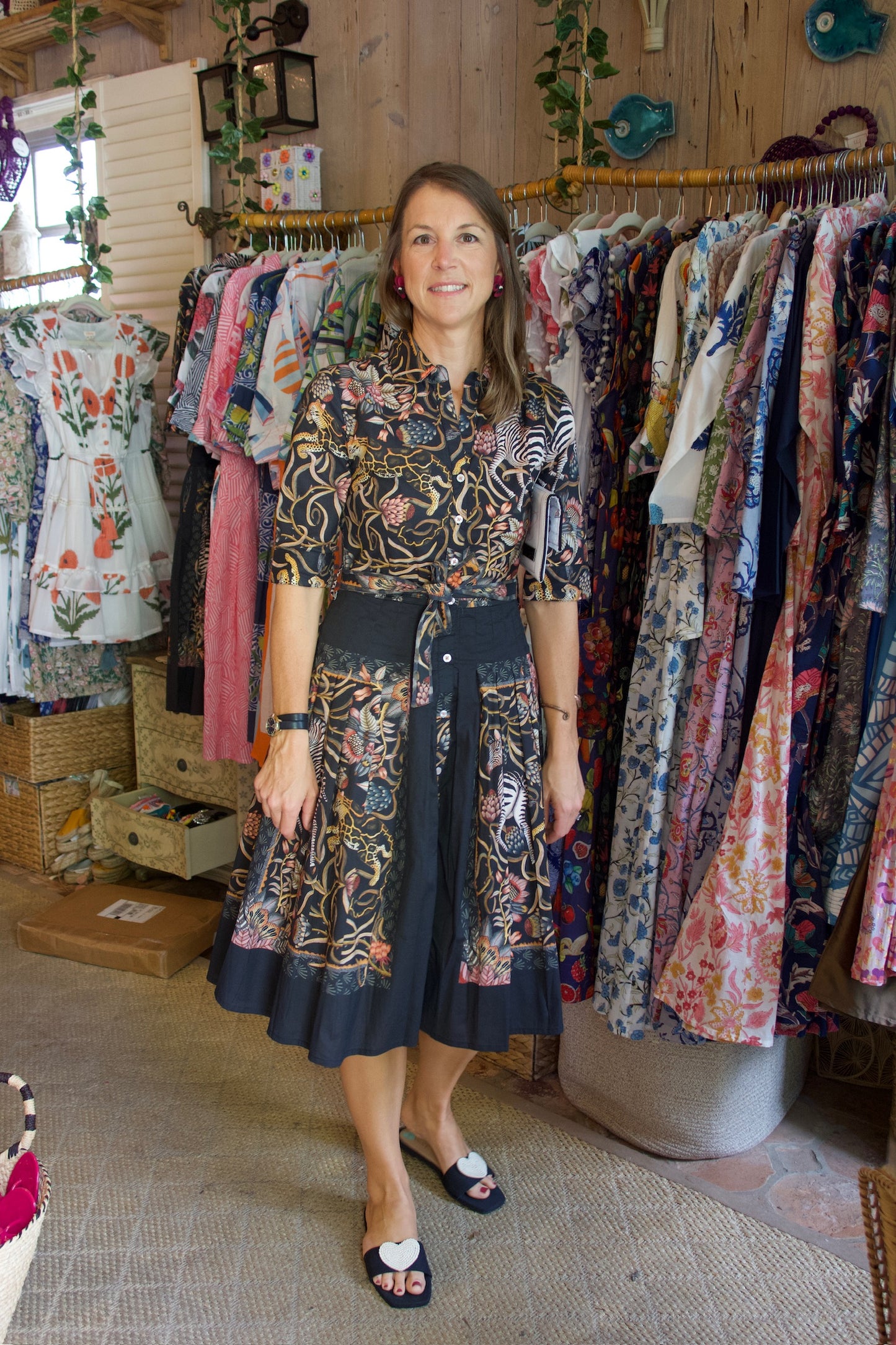 Mrs Maisel Dress | Jungle - Dizzy Lizzie - The Kemble Shop