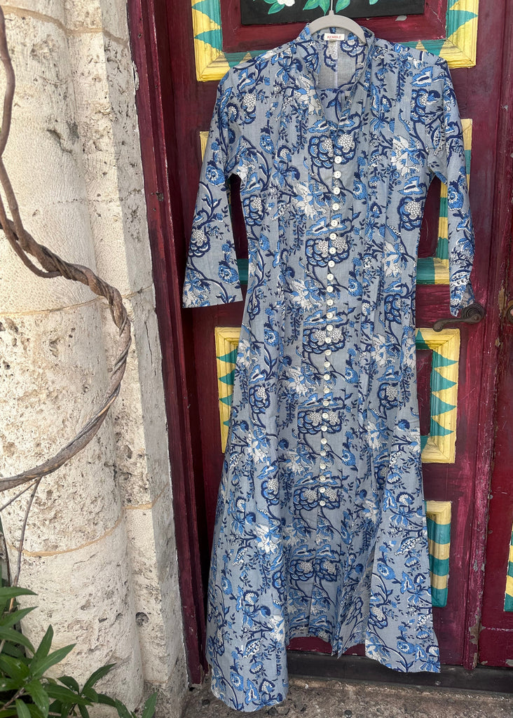 Charcoal Garden  Palm Beach Tunic Dress - The Kemble Shop