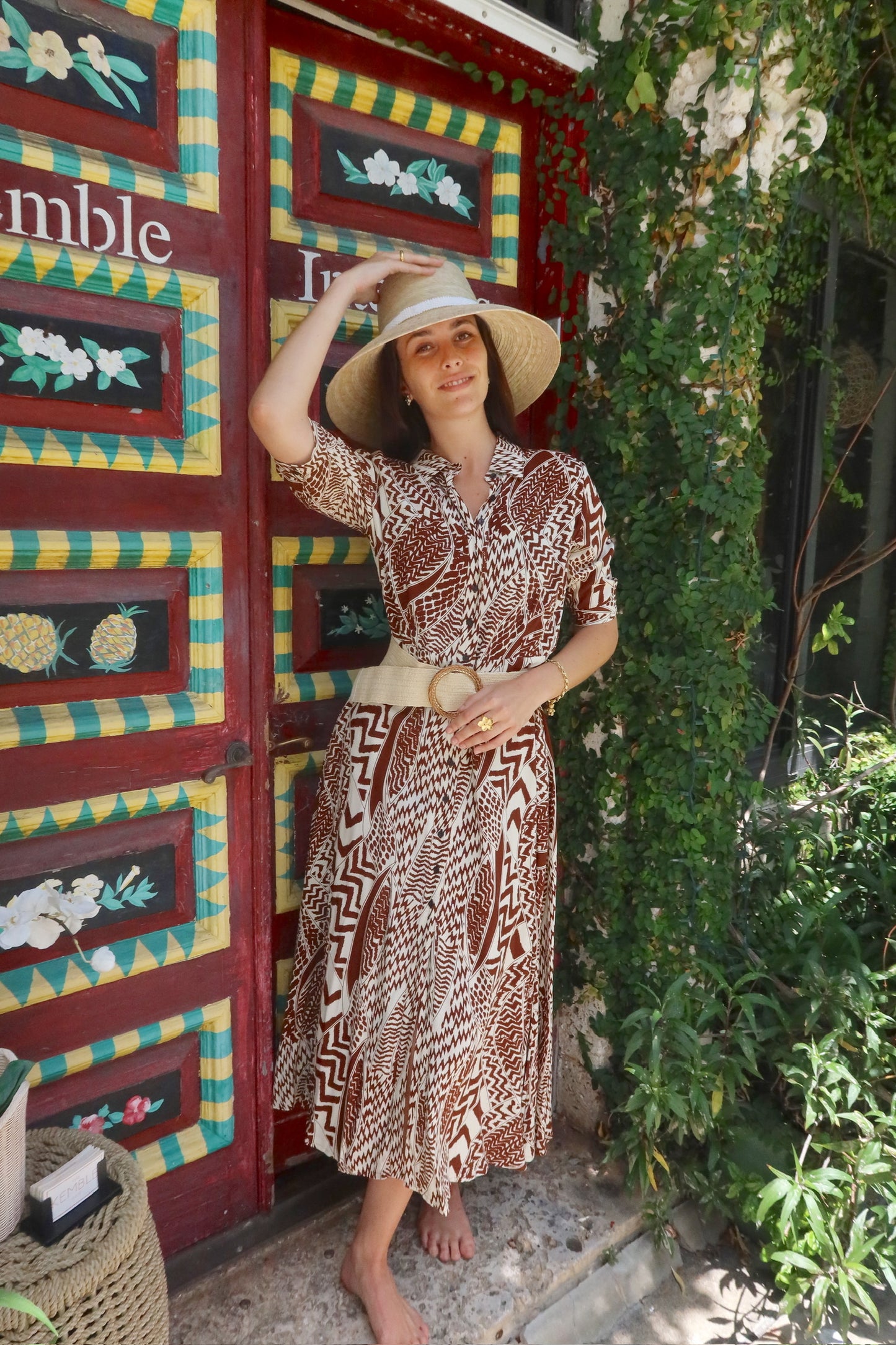 Walker & Wade | Princess Dress | Terra Cotta Tribal - The Kemble Shop
