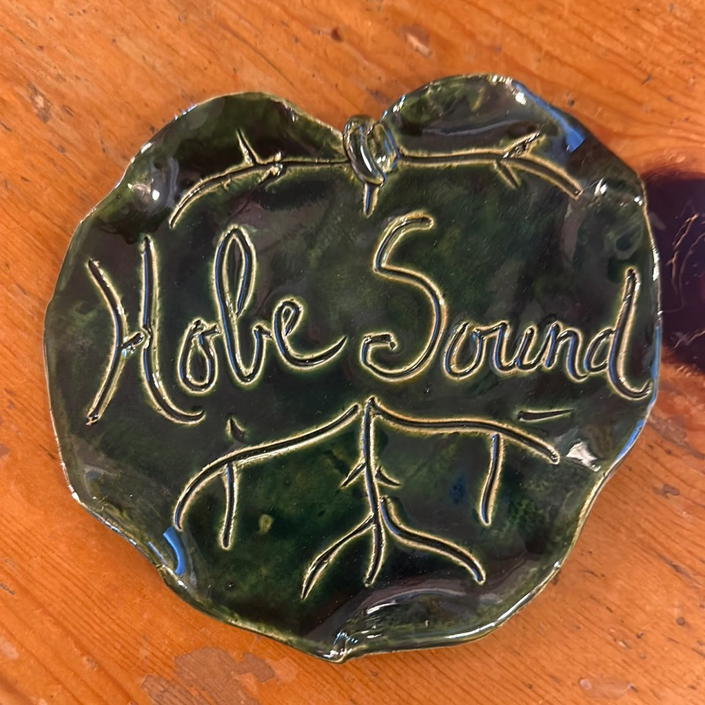 Ceramic Sea Grape Side Plate - Hobe Sound - The Kemble Shop