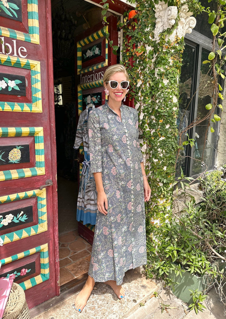 Evening Garden - Palm Beach Tunic Dress - The Kemble Shop