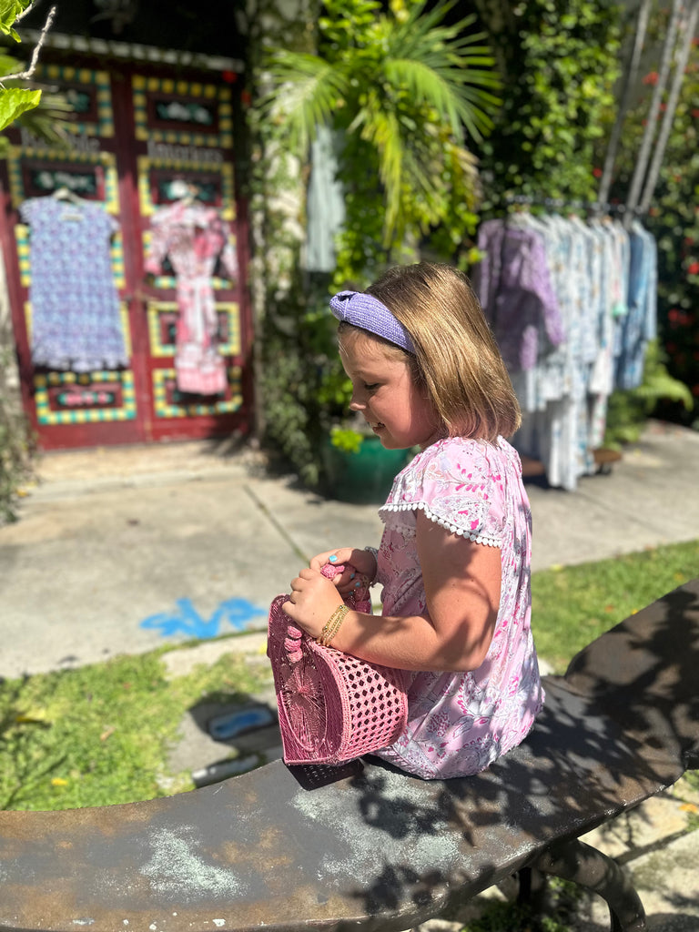 Walker & Wade - Girls Ellie Dress / Pink Paisely - The Kemble Shop