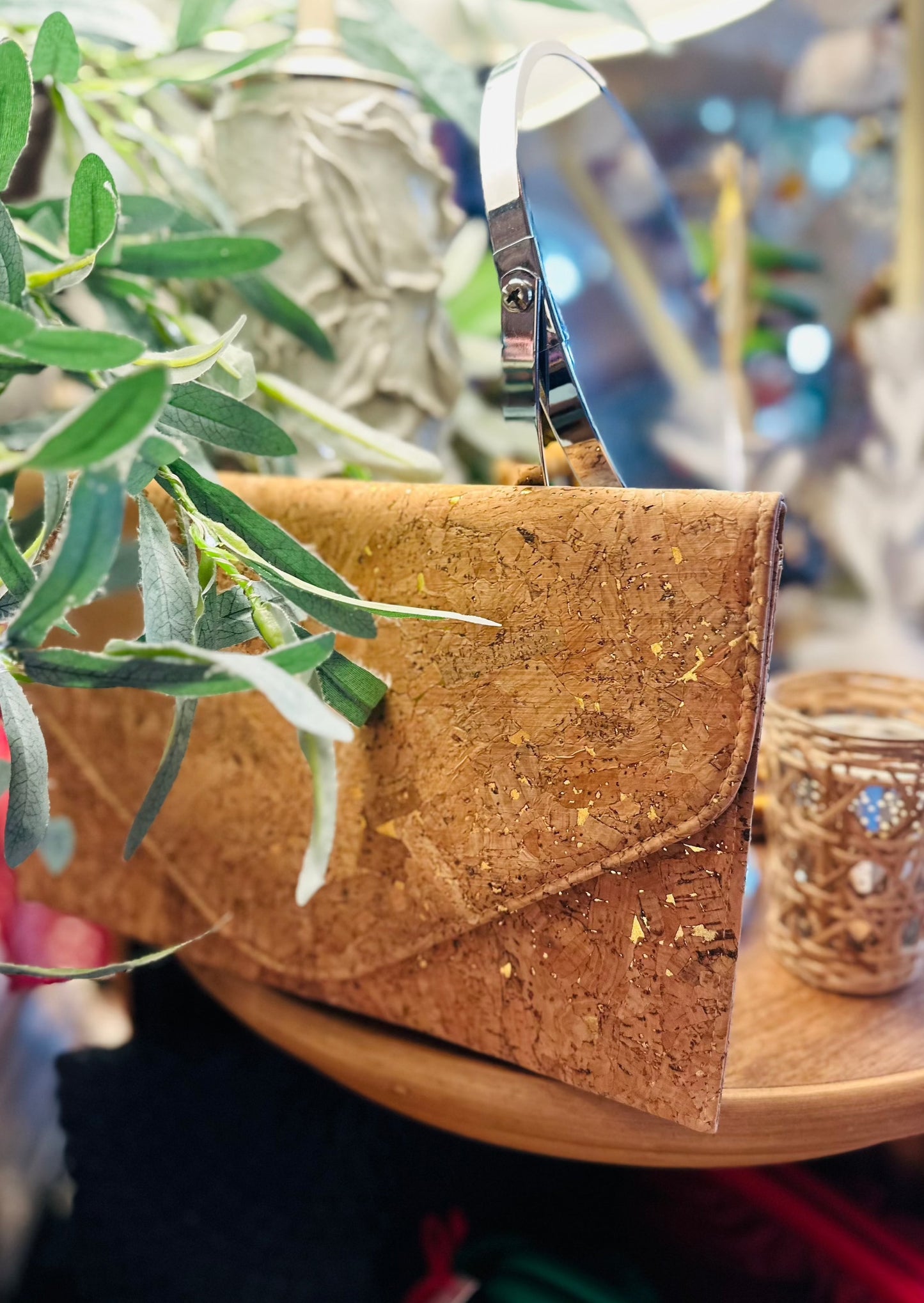 Bags & Totes - Cork Envelope Clutch - The Kemble Shop