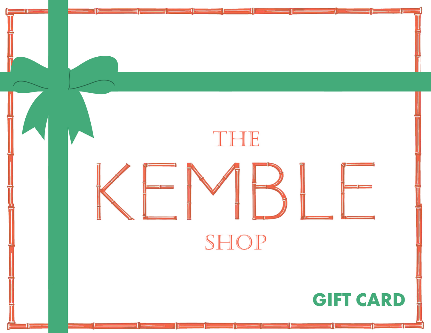 Kemble Gift Card - The Kemble Shop