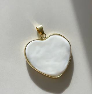 Muraco Glass Heart Charm - Idalia - The Kemble Shop