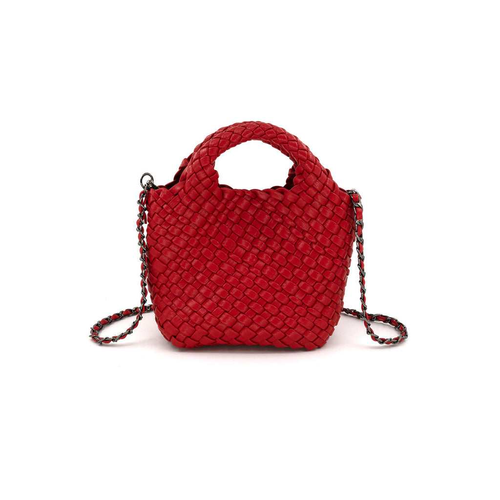 Bags & Totes - Woven Mini Tote w/Strap & Insert - The Kemble Shop