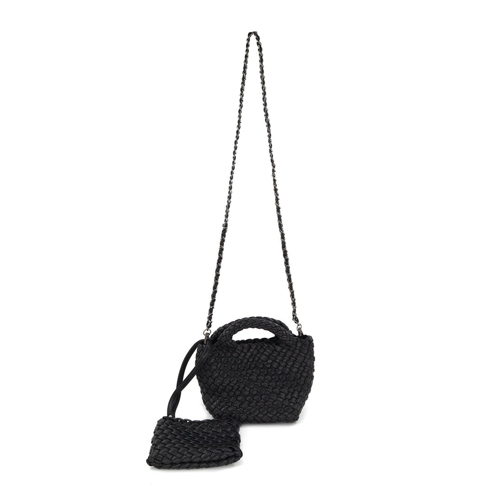 Bags & Totes - Woven Mini Tote w/Strap & Insert - The Kemble Shop