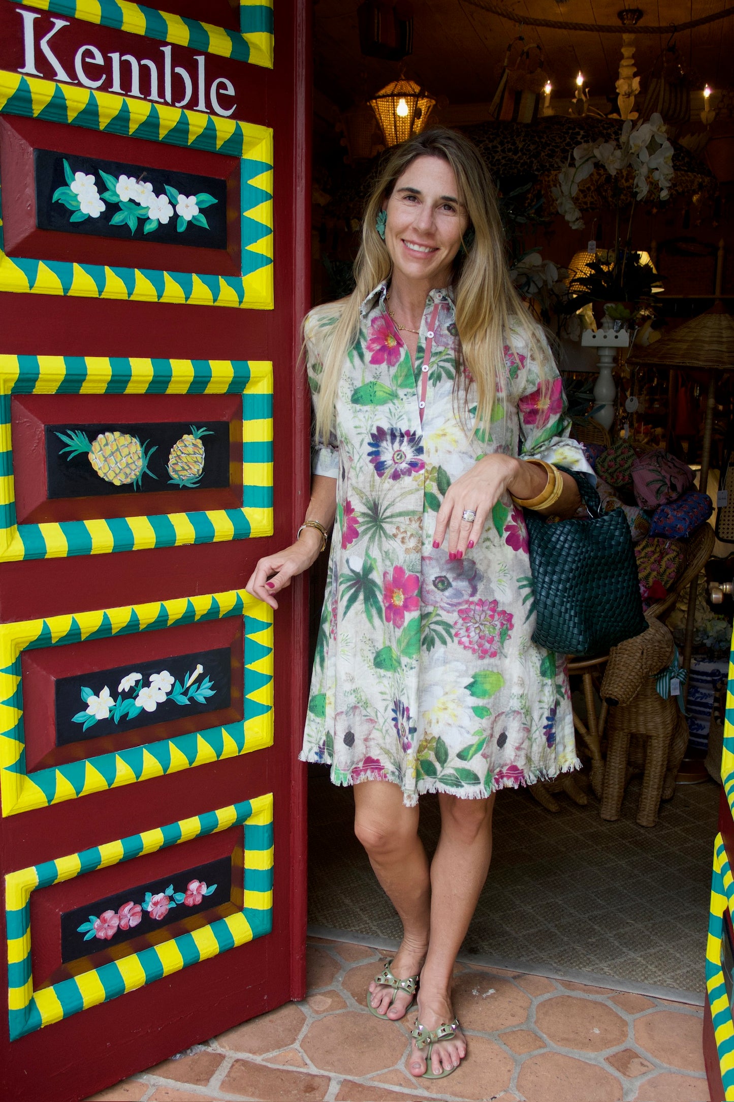 Chatham Dress | Botanical - Dizzy Lizzie - The Kemble Shop