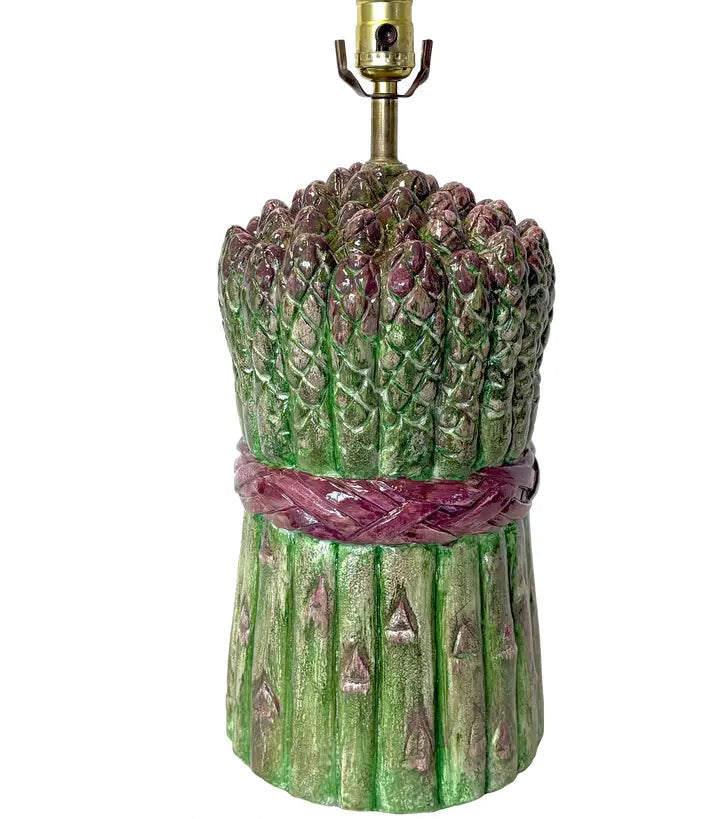 Vintage Majolica Lamp - The Kemble Shop