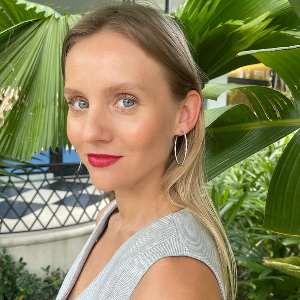 Idalia - Avi Oval Hoops - The Kemble Shop