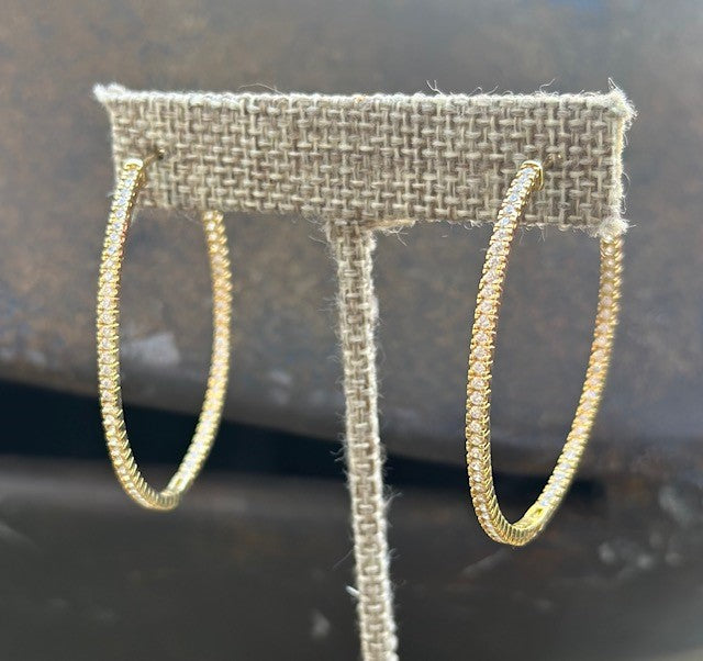 Idalia - Avi Oval Hoops - The Kemble Shop