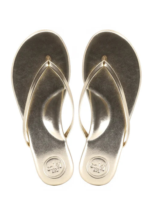 Solei Sea Flip Flops · Indie Gold - The Kemble Shop