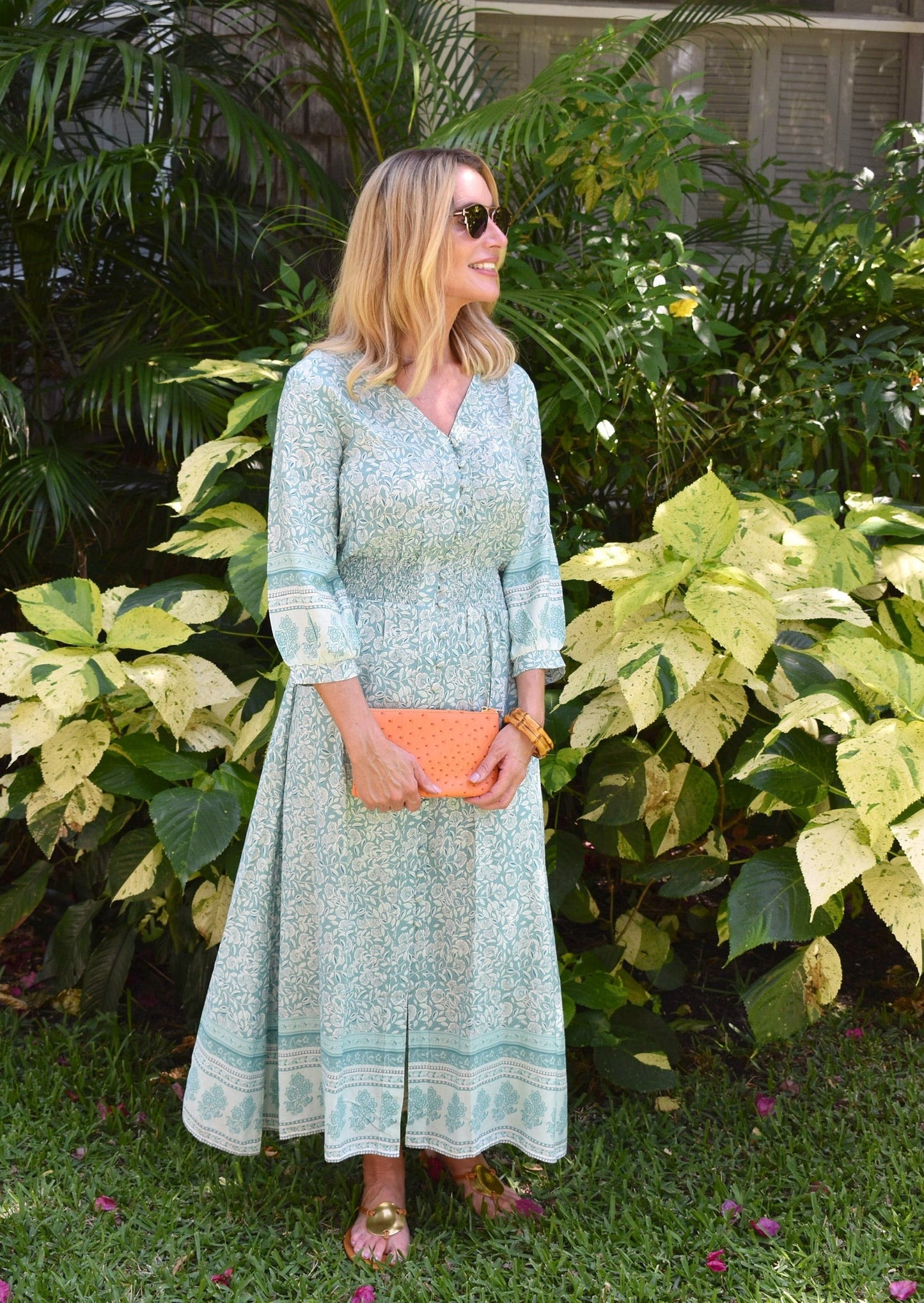 Seafoam Kelsey Dress - Walker & Wade - The Kemble Shop